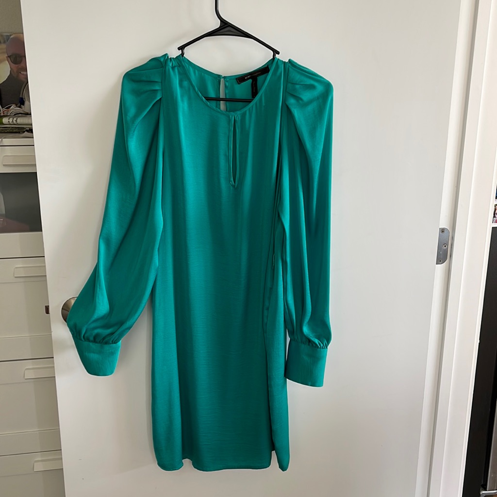 Bcbg Maxazaria Green/Turquoise Dress Size M